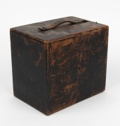 10 x 12cm plate magazine-type box camera, c. 1890s, loaded with three double-dark slides. - 2