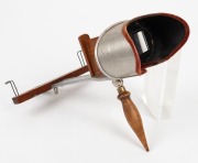 1900 PARIS EXPOSITION UNIVERSELLE: James M. Davis 'Perfecscope' handheld stereoscope with 'Exposition Universelle Internationale 1900' logo embossed on metal visor. - 2