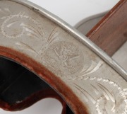1900 PARIS EXPOSITION UNIVERSELLE: James M. Davis 'Perfecscope' handheld stereoscope with 'Exposition Universelle Internationale 1900' logo embossed on metal visor. - 3