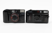 CANON: Circa 1980s AF35M II point-and-shoot camera, together with one replica CANON Novacam I. (2 cameras) - 2