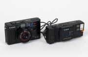 CANON: Two c. 1980s point-and-shoot cameras - one AF35M and one Snappy 20. (2 cameras)