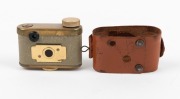 KUNIK WALTER: Petie Gold subminiature camera, c. 1956, with maker's leather case marked 'Peti-Tux'. - 5
