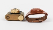 KUNIK WALTER: Petie Gold subminiature camera, c. 1956, with maker's leather case marked 'Peti-Tux'. - 6