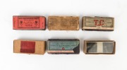 Group of sixty-eight boxed c. 1910s 10.5 x 4.5cm stereo glass slides, likely for Verascope, featuring street views of French parades, fountains, gardens, and others. (68 items) - 2
