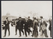 SOCIAL UNREST: Six 1930s press agency photographs - images of the February 1934 Madison Square Garden riot, slain and injured rioters in 1934 Vancouver, images of police actions during hosiery mill strikes in Philadelphia, and Paris 1934 schoolteachers' p - 4