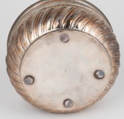 A Georgian sterling silver fruit bowl with gadrooned decoration, by Robert Sallam of London, circa 1768, 10cm high, 21.5cm diameter, 644 grams. - 2