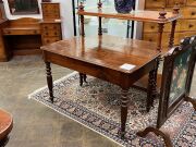 An early antique Colonial Australian cedar single drawer writing table, Sydney origin, circa 1830, ​​​​​​​77cm high, 120cm wide, 66cm deep - 2