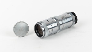 CARL ZEISS JENA: Triotar T 135mm f4 lens with Carl Zeiss Jena front and rear lens caps.