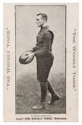 c1910 The Weekly Times 'Victorian Footballers Postcard' featuring R. MONK (Melbourne).