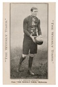 c1910 The Weekly Times 'Victorian Footballers Postcard' featuring P.J. BESWICK (Melbourne).