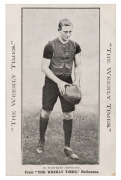 c1910 The Weekly Times 'Victorian Footballers Postcard' featuring H. TOMPKINS (Melbourne). - 4
