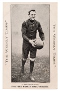 c1910 The Weekly Times 'Victorian Footballers Postcard' featuring A. McKENZIE (Melbourne).