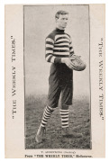 c1910 The Weekly Times 'Victorian Footballers Postcard' featuring T. ARMSTRONG (Geelong). - 4