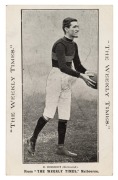 c1910 The Weekly Times 'Victorian Footballers Postcard' featuring B. HERBERT (Richmond).