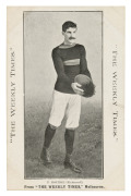 c1910 The Weekly Times 'Victorian Footballers Postcard' featuring P. BOURKE (Richmond). - 4