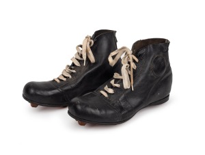 C. MORRIS size 9 pair of vintage football boots, unused condition.