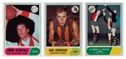 1969 SCANLENS "VFL Footballers" almost complete set [40/48]; mostly in very good condition.
