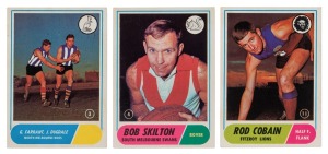 1969 SCANLENS "VFL Footballers" part set [35/48]; mostly in very good condition.