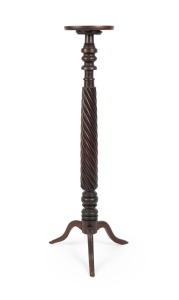 A William IV antique mahogany torchère, 132cm high