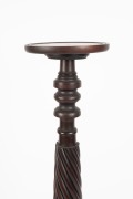 A William IV antique mahogany torch&egrave;re, 132cm high - 2