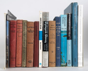 A shelf of books by or about Professor Griffith Taylor. Thomas Griffith Taylor (1880 &ndash; 1963) was an English-born geographer, anthropologist and world explorer. He was a survivor of Captain Robert Scott's Terra Nova Expedition to Antarctica (1910&ndash;1913). - 2