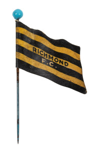 1908 Wills Victorian Football Flags: RICHMOND F.C. (Capstan back) with pin.