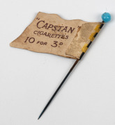 1908 Wills Victorian Football Flags: RICHMOND F.C. (Capstan back) with pin. - 2
