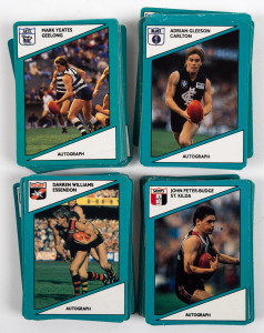 1988 Scanlens (Stimorol) VFL Footballers: An accumulation of (170+) cards; duplication, throughout, not a complete set.