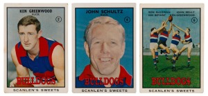SCANLENS 1968 B Series: a duplicated range, (78) in mixed condition.