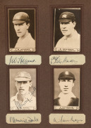 WILLS' 1926 Cricketers Real Photo Series, almost complete set [60/63] missing only #17 Willis, #33 Townsend and #34 Williams. The majority of cards are accompanied by neat pen signatures (43) and several are also signed on the cards (5). A remarkable asse - 2