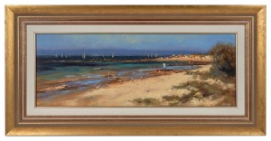 Three framed artworks including JOHN BREDL and GARY BAKER, ​​​​​​​the largest 39 x 78cm overall.