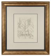 HENRI MATISSE, La Cit&eacute;&ndash;Notre-Dame, framed posthumous print after the 1930 etching, 82 x 75cm overall