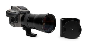 HASSELBLAD: 2011 H4D-40 SLR camera [#DG42038124] with HC 300mm f4.5 [#7JSI10169] and HC 35mm f3.5 lenses [#7ASC12839], front and rear lens caps, two lens filters, two lens hoods, and many additional Hasselblad camera system elements, all organised into st