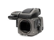 HASSELBLAD: 2011 H4D-40 SLR camera [#DG42038124] with HC 300mm f4.5 [#7JSI10169] and HC 35mm f3.5 lenses [#7ASC12839], front and rear lens caps, two lens filters, two lens hoods, and many additional Hasselblad camera system elements, all organised into st - 4