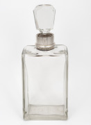 HARDY BROS. antique silver mounted whisky decanter, early 20th century, ​​​​​​​32cm high.