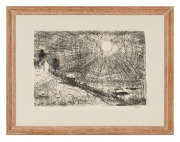 LLOYD REES (1895 - 1988), The Dawn at Sandy Bay, lithograph, editioned 15/50, signed, and dated '83 in lower margin, 34 x 50cm; framed 57 x 74cm. - 2