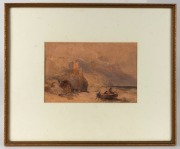 ARTIST UNKNOWN, Ardtornish Castle, watercolour and pencil, early 19th century, titled lower left, and titled and described on label verso; the name of the artist being largely lost, 15.5 x 23cm; framed & glazed overall 36 x 44cm. - 2
