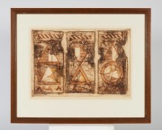 JOHN WINCH (1944-2007), Enigma VII, lithograph, signed lower right "Winch" titled verso, 44 x 62cm, 71 x 86cm overall - 2
