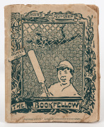 "THE BOOKFELLOW" The Third Number, March 25th, 1899, small monthly magazine published in Sydney by The Bulletin; the original illustrated wrappers feature a cricketer; 40pp. A scarce Australian literary journal, of which only 5 editions were published.