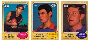 1972 Scanlen's VFL Football Cards, complete set (66); mainly fine.
