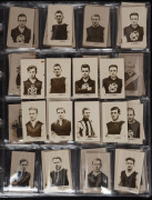 1923 J.J. Schuh "Portraits of our Leading Footballers", a duplicated range between #1 and #80; mainly fine. (70+).