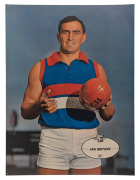 FOOTSCRAY: 1960s "Heinz 57 VFL Player" posters: John Schultz, Ted Whitten (2 types). and Ian Bryant. (4). All 56 x 42cm. - 2