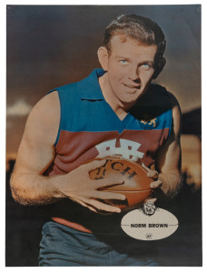 FITZROY: 1960s "Heinz 57 VFL Player" posters: Kevin Murray, Graham Campbell & Norm Brown, (3). All 56 x 42cm.