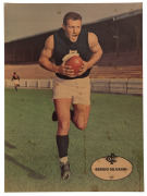 CARLTON: 1960s "Heinz 57 VFL Player" posters:Sergio Silvagni, John Goold, and John Nicholls, (3). All 56 x 42cm. - 2