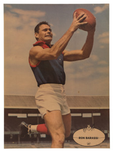 MELBOURNE: 1960s "Heinz 57 VFL Player" posters: Ron Barassi, Brian Dixon, Tassie Johnson & Hassa Mann, (4). All 56 x 42cm.