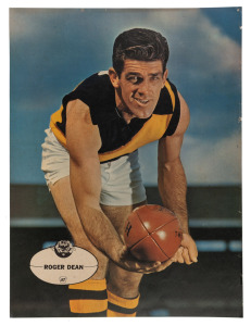 RICHMOND: 1960s "Heinz 57 VFL Player" posters: Neville Crowe, Roger Dean & Bill Barrot, (3). All 56 x 42cm.