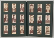 1933 W.D. & H.O. Wills "League Footballers", (143) displayed in slip-in album pages from the collection formed by the late Collingwood player, Bruce Andrew.. - 3
