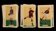 1934 Hoadley's "Victorian Footballers" Action Series, part set [28/50]; mainly in fine-VF condition.