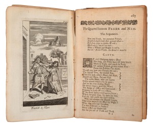 BUTLER, Samuel [1630 - 1680], The Posthumous Works Of Mr Samuel Butler Compleat In One Volume, [Richard Baldwin; London, 1732]; "Adorn'd with cuts". Full calf boards. 336pp with 10 engraved full page illustrations. With ownership inscription of F. Staunto