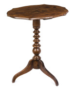 A Colonial blackwood crab leg wine table, Tasmanian origin, 19th century, 69cm high, 58cm wide, 45cm deep.